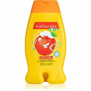 Avon Naturals Kids Amazing Apple Shampoo und Conditioner 2 in 1 für Kinder mit Duft Amazing Apple 250 ml