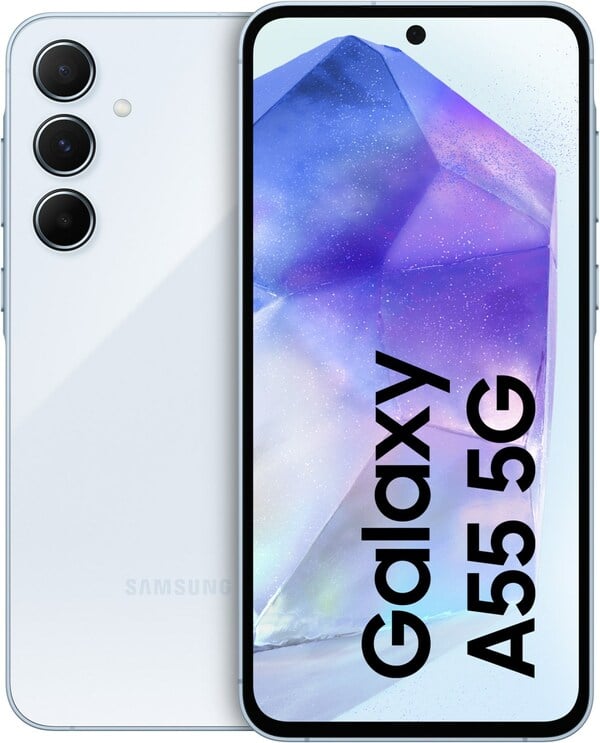 Bild 1 von Galaxy A55 5G (256GB) Smartphone awesome iceblue