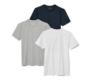 3 T-Shirts mit Rundhalsausschnitt