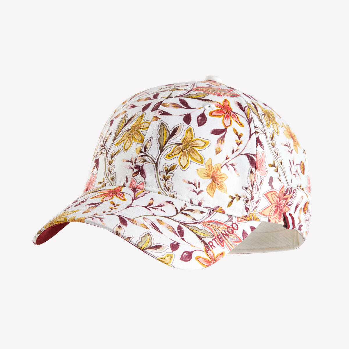 Bild 1 von Schirmmütze Tennis-Cap TC 500 Gr. 56 beige mit Blumen EINHEITSFARBE