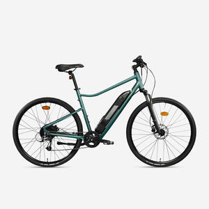 E-Bike Cross Bike 28 Zoll Riverside 500E grün Blau|grau|grün