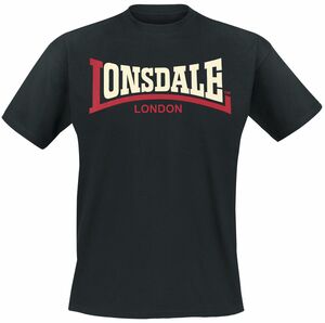 Lonsdale London T-Shirt - Two Tone - M bis 3XL - für Männer - Größe 3XL - schwarz