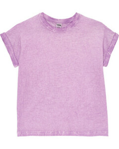 T-Shirt aus Baumwolle, Y.F.K., Rundhalsausschnitt, flieder