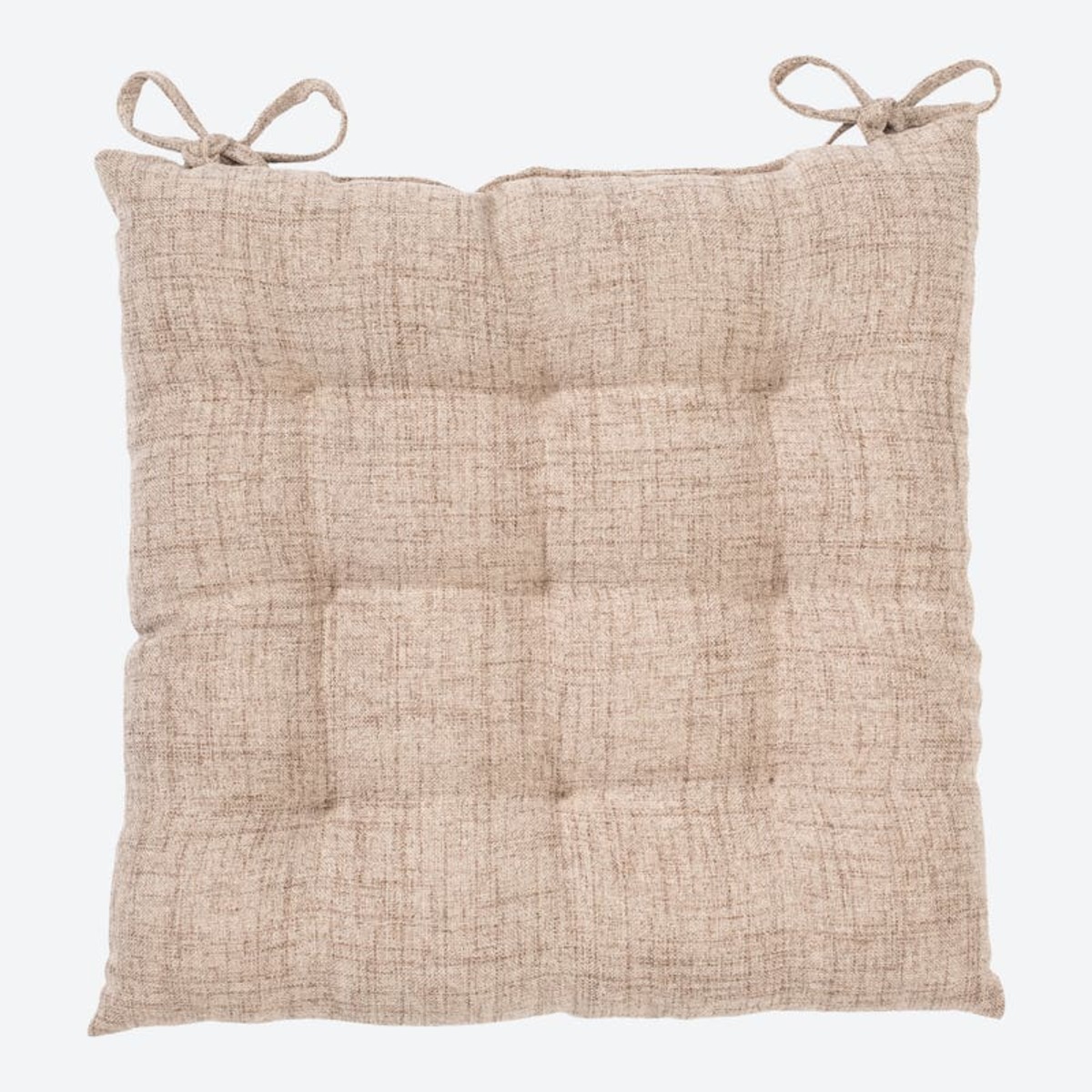 Bild 1 von Stuhlkissen mit Bindebändern, ca. 40x40cm, Brown