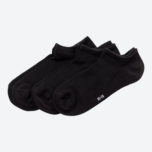Slazenger Unisex-Sport-Sneaker-Socken, 3er-Pack, Black