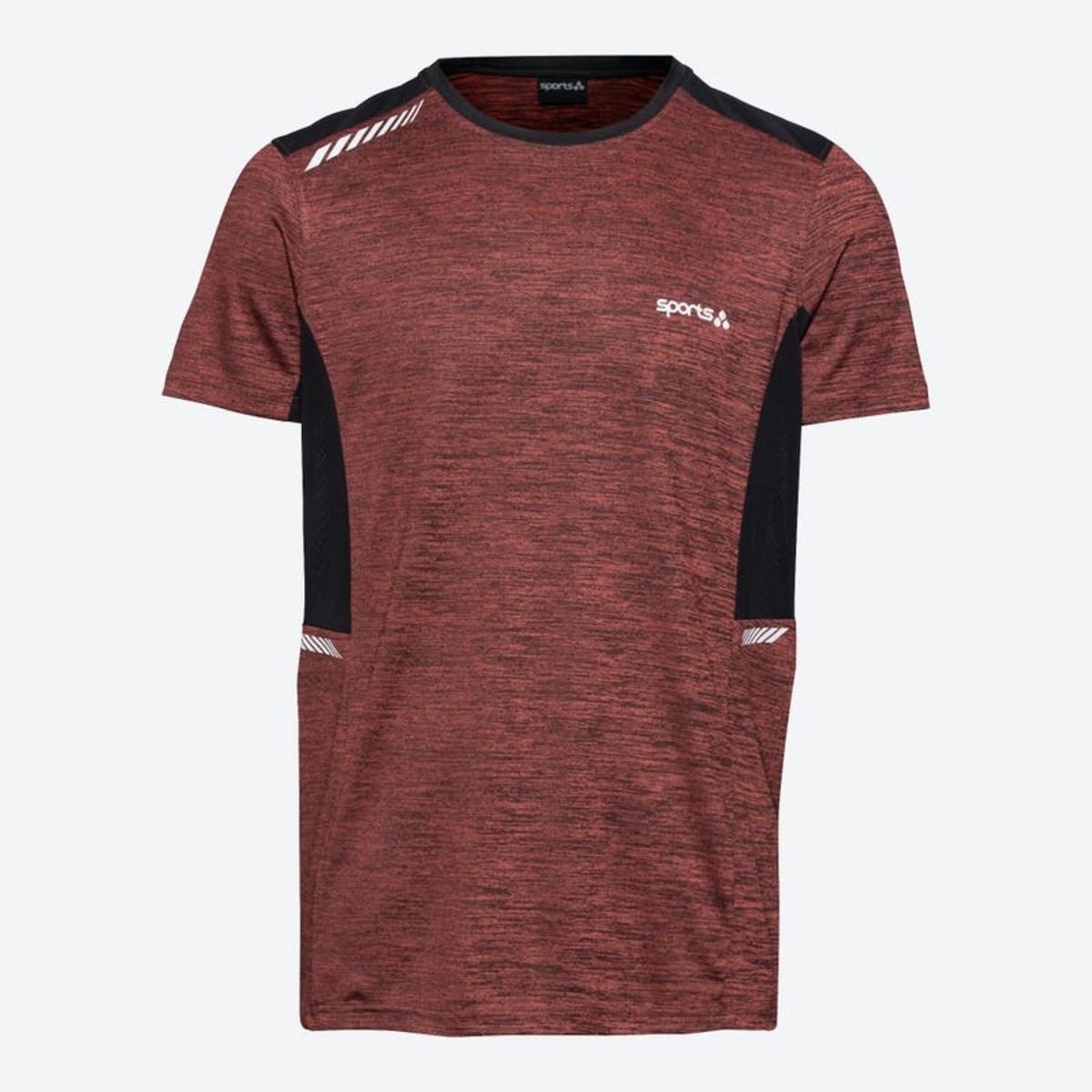 Bild 1 von Herren-Funktions-T-Shirt in Melange-Optik, Orange