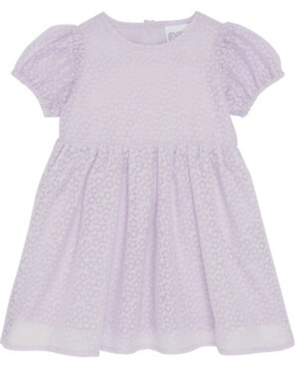 Bild 1 von Kleid in Ausbrenner-Optik, Ergee, Knopfleiste, flieder