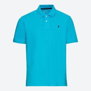 Herren-Poloshirt aus Piqué, Turquoise