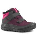 Bild 1 von Winterschuhe Winterwandern SH100 Warm Wasserdicht Klettband Kinder 24–32 schwarz Rosa|violett