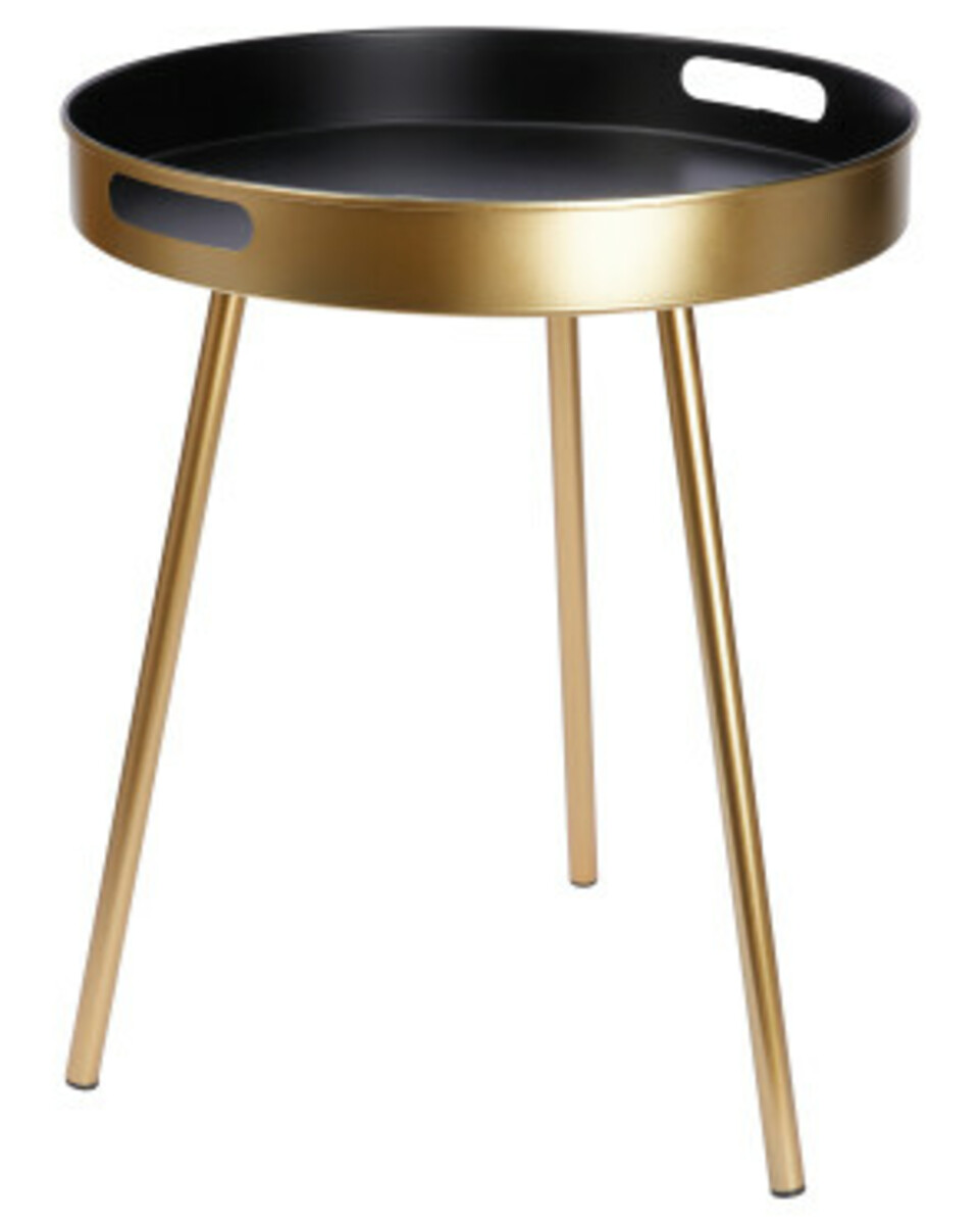 Bild 1 von Beistelltisch Tablett, ca. 38 x 45,5 cm, gold