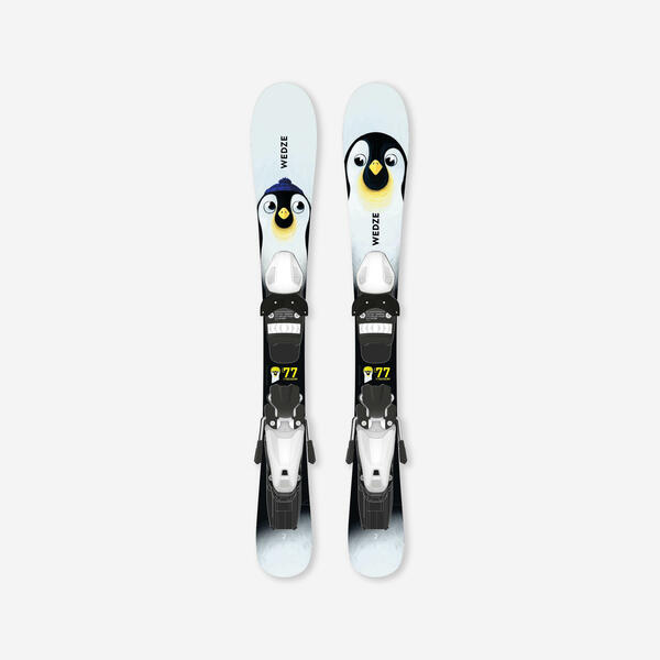 Bild 1 von Ski Kinder mit Bindung Piste - Boost 100 Pinguin Grün|schwarz