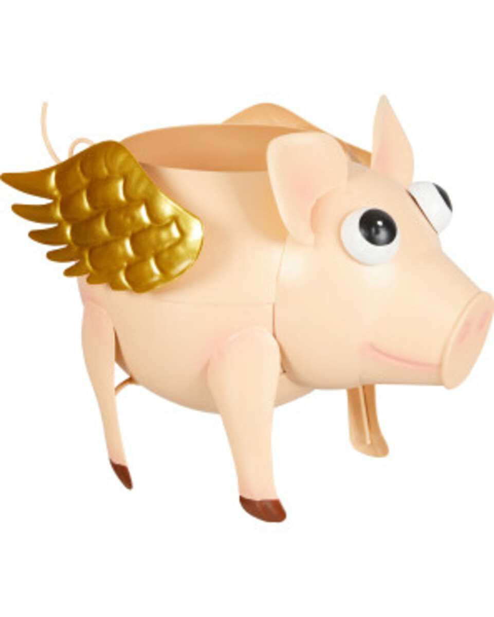 Bild 1 von Übertopf für Pflanzen, ca. 24 x 24 x 32 cm, rosa