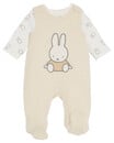 Bild 1 von Miffy Newborn Langarmshirt + Strampler, 2-tlg. Set, offwhite