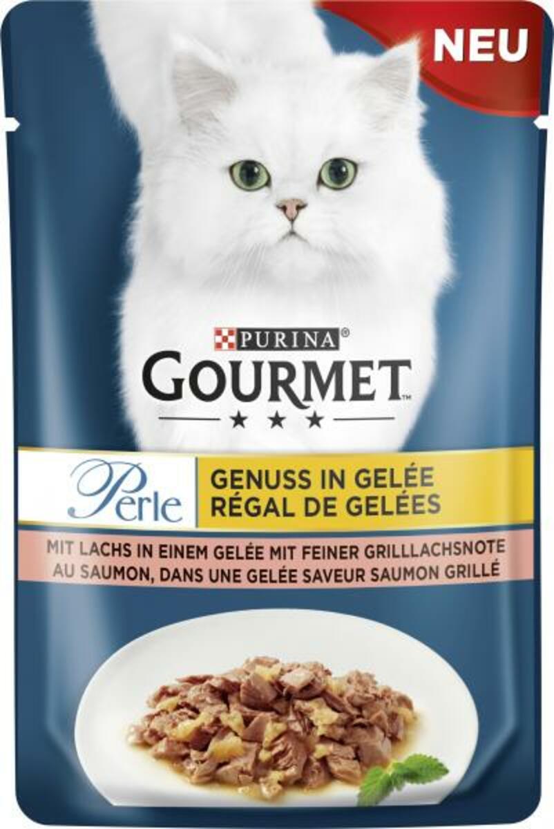 Bild 1 von Purina Gourmet Perle Genuss in Gelee mit Lachs