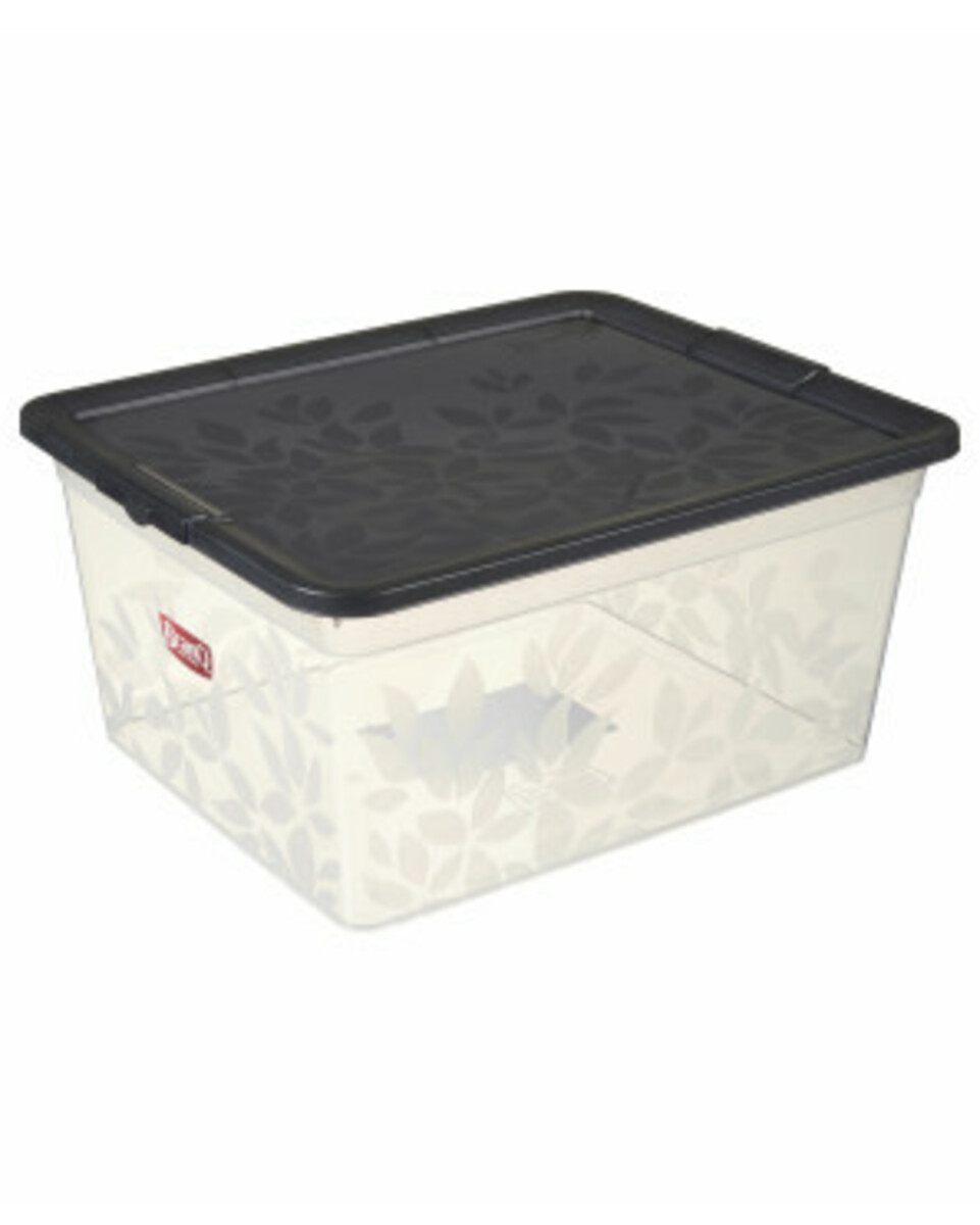 Bild 1 von Aufbewahrungsbox, ca. 35,7 x 29,4 x 16,9 cm, schwarz