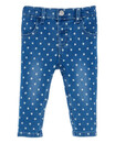 Bild 1 von Gepunktete Jeans, Ergee, weitenverstellbar, jeansblau