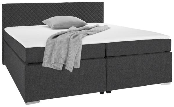 Bild 1 von Boxspringbett Mali New in Grau ca. 180x200cm, Grau