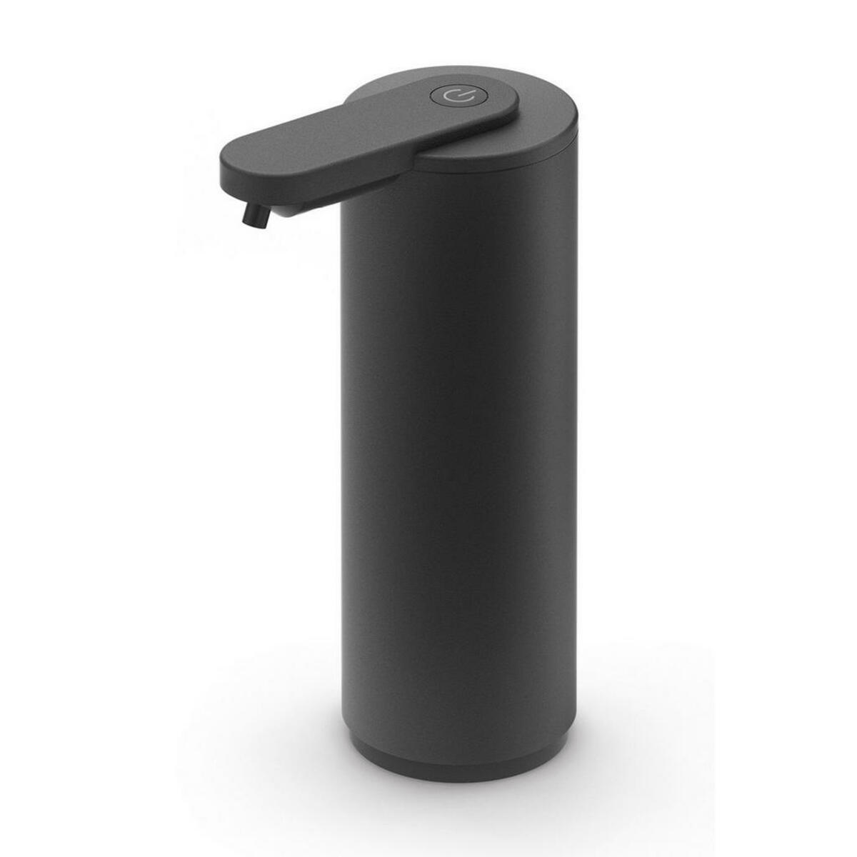 Bild 1 von Zack Sensorseifenspender, Schwarz, Metall, 18.8 cm, Infrarotsensor, Spender problemlos zum Nachfüllen, Badaccessoires, Waschplatzzubehör, Seifenspender