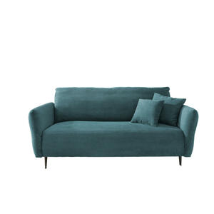 Livetastic 3-Sitzer-Sofa, Petrol, Textil, Füllung: Schaumstoff, 201-231x97x102 cm, Rücken echt, Armteil links, rechts, Wohnzimmer, Sofas & Couches, Sofas, 3-Sitzer Sofas