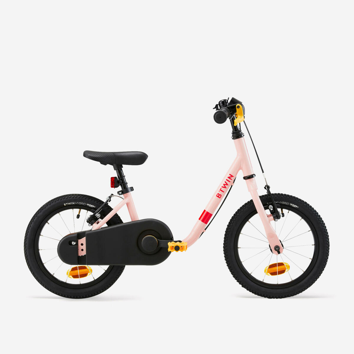 Bild 1 von Kinderfahrrad 2-in-1 Laufrad 14 Zoll Discover 500 rosa EINHEITSFARBE