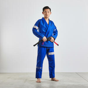 Kampfsportanzug Jiu-Jitsu - 500 blau Blau