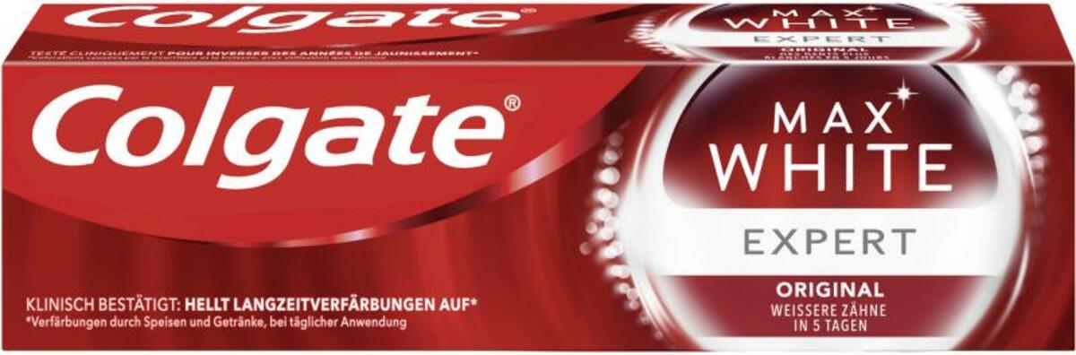 Bild 1 von Colgate Zahncreme Max White Expert Original