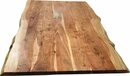 Bild 1 von SIT Tischplatte, aus Massivholz Akazie, mit Baumkante, Beige