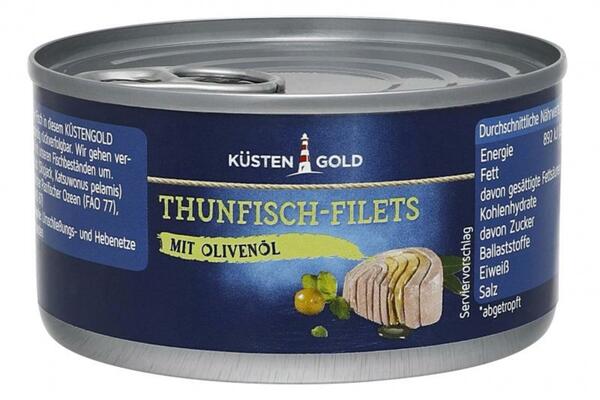 Bild 1 von Küstengold Thunfisch-Filets mit Olivenöl