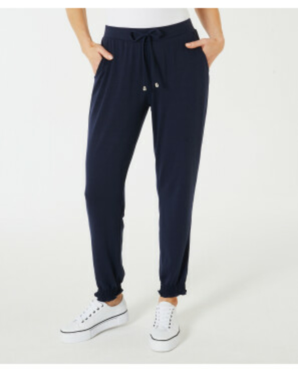 Bild 1 von Pull-on-Hose in Dunkelblau, Janina, elastischer Bund, dunkelblau