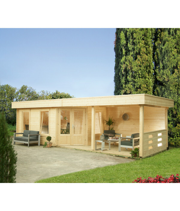 Bild 2 von Wolff Finnhaus Gartenhaus Maja 40-B/1, inkl. Terrasse