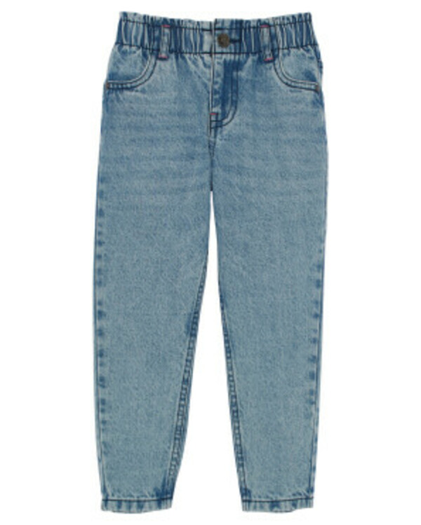 Bild 1 von Jeans High-Waist, Kiki & Koko, elastischer Bund, jeansblau hell