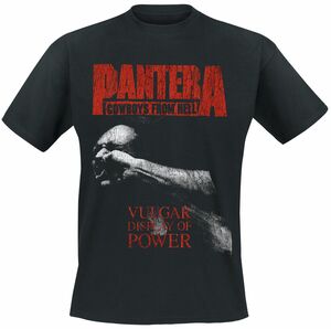 Pantera T-Shirt - Vulgar Display Of Power - S bis XXL - für Männer - Größe L - schwarz  - Lizenziertes Merchandise!