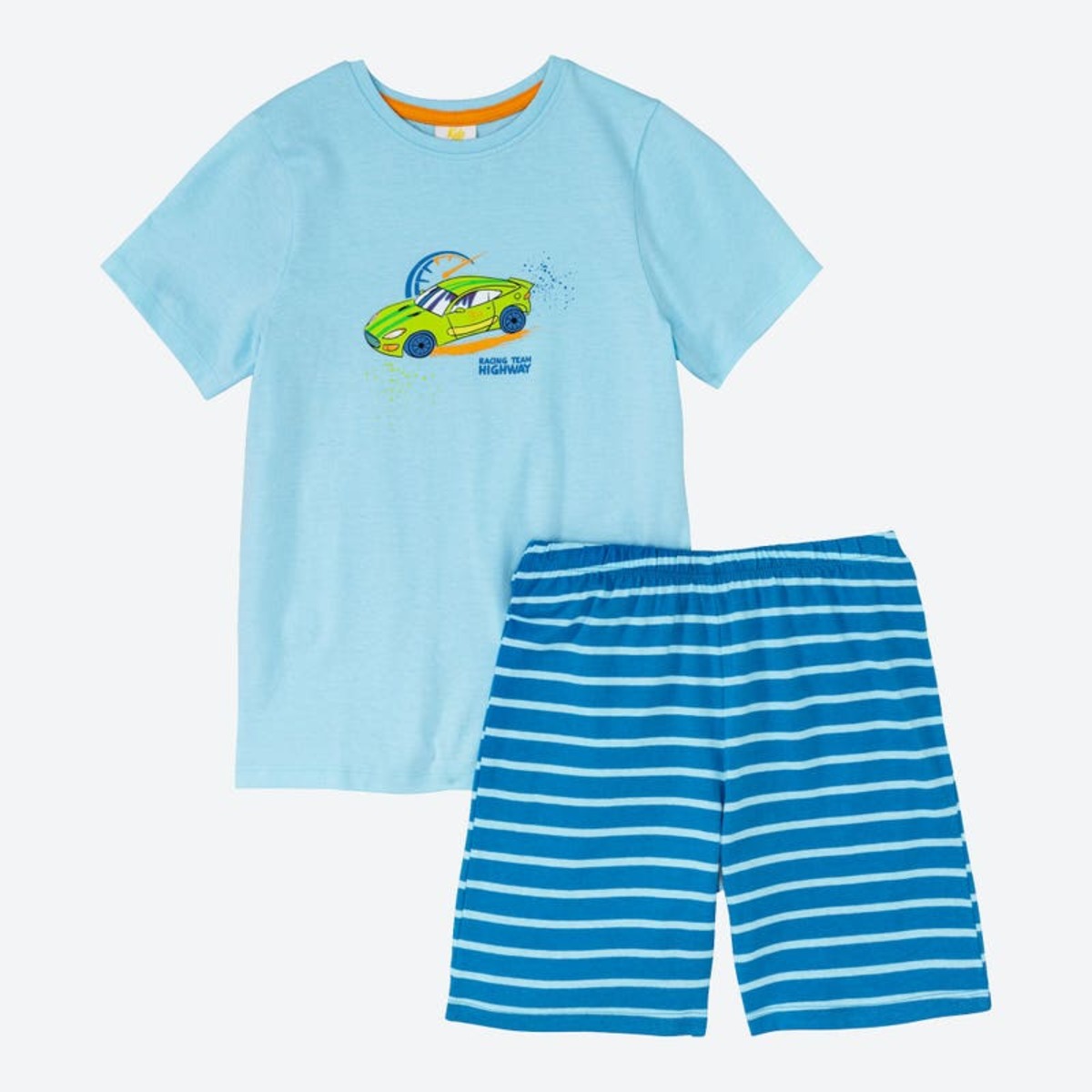 Bild 1 von Jungen-Shorty mit Streifenmuster, 2-teilig, Blue