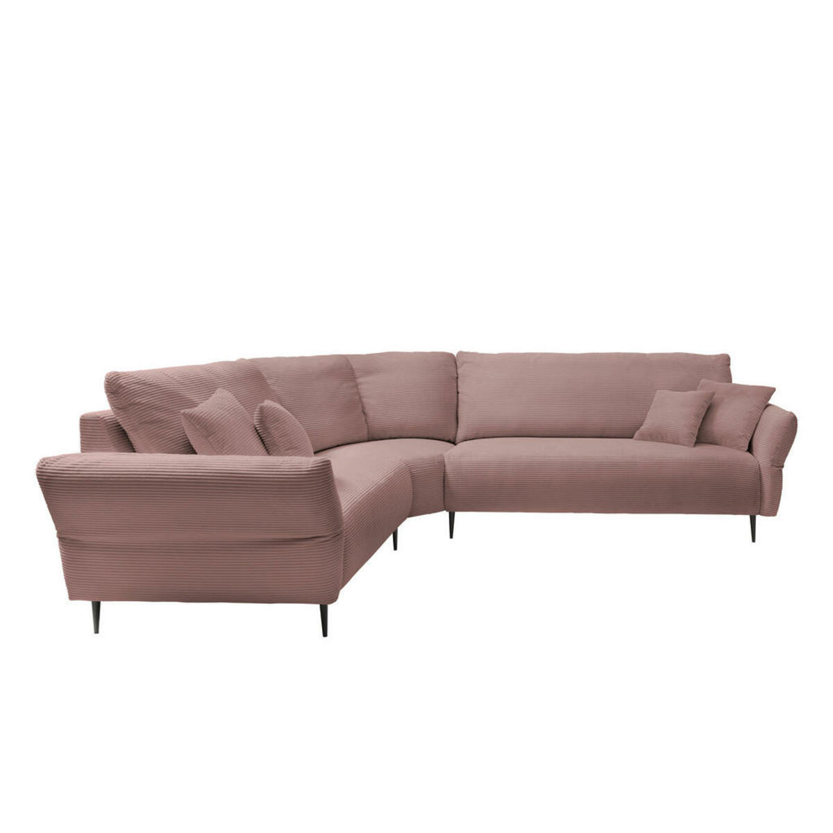 Bild 1 von Livetastic Ecksofa, Rosa, Textil, 6-Sitzer, Füllung: Schaumstoff, L-Form, 294-307x256-269 cm, Typenauswahl, seitenverkehrt erhältlich, Rücken echt, Armteil links, rechts, Wohnzimmer, Sofas & Couch
