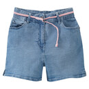 Bild 1 von Mädchen Jeansshorts inklusive Gürtel HELLBLAU