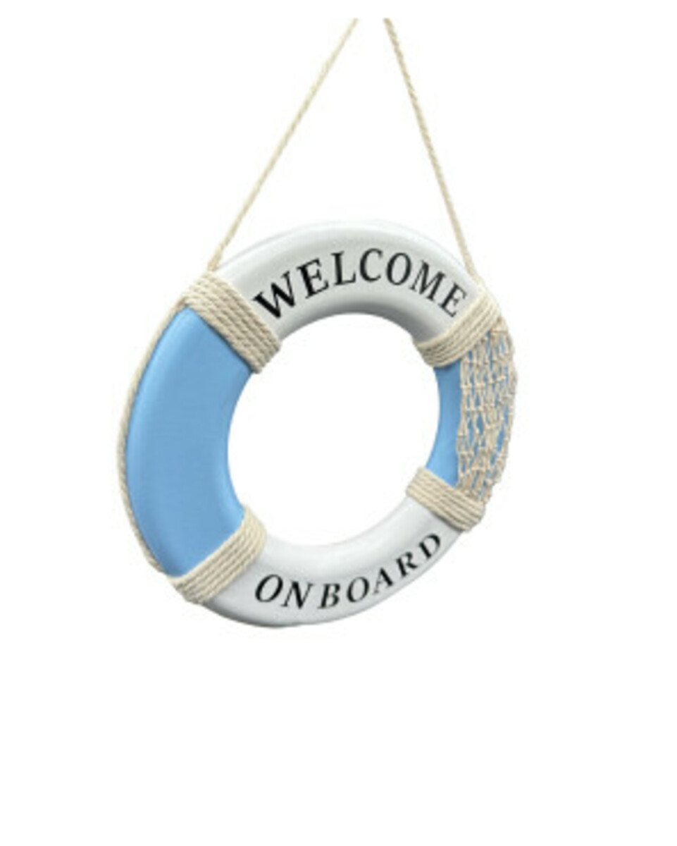 Bild 1 von Deko-Rettungsring mit Netz, Ø ca. 28 cm, blau