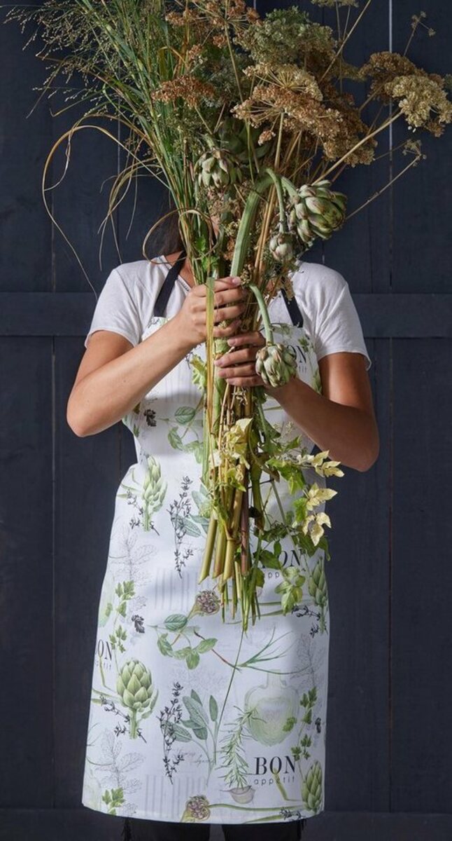 Bild 1 von APELT Kochschürze 7188 SUMMER GARDEN, Sommerdeko, Sommer, (1-tlg), Digitaldruck, Beige|braun|grün