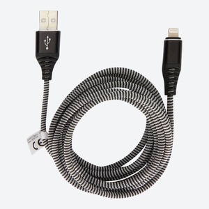 Soundlogic Premium-Ladekabel, USB-Type-A zu Lightning, ca. 2m, Black