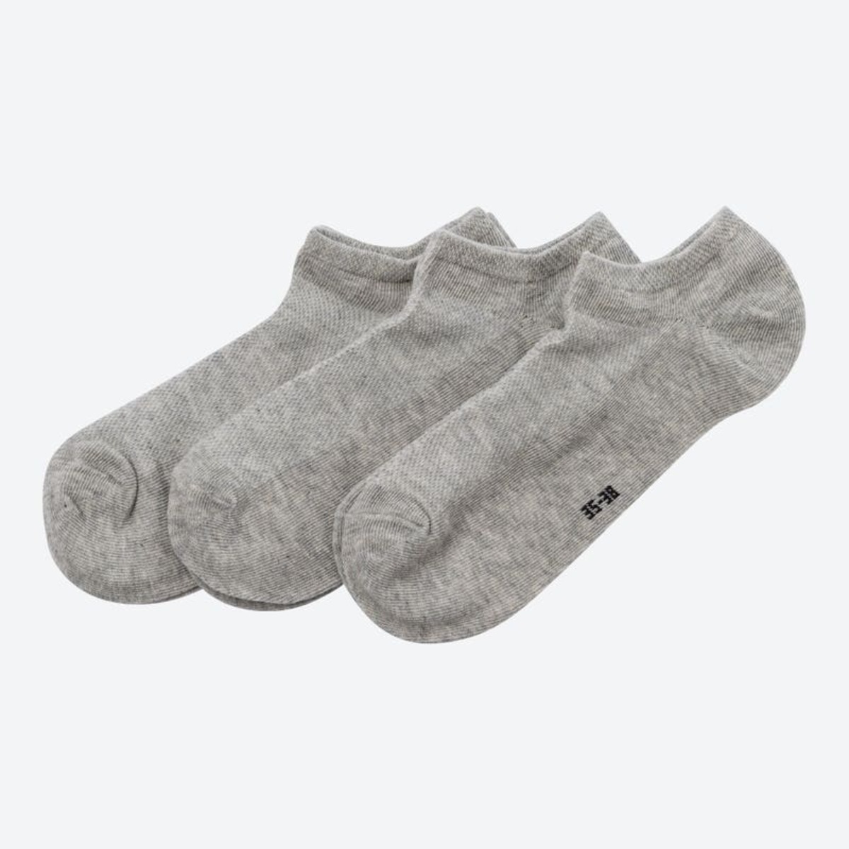 Bild 1 von Slazenger Unisex-Sport-Sneaker-Socken, 3er-Pack, Gray