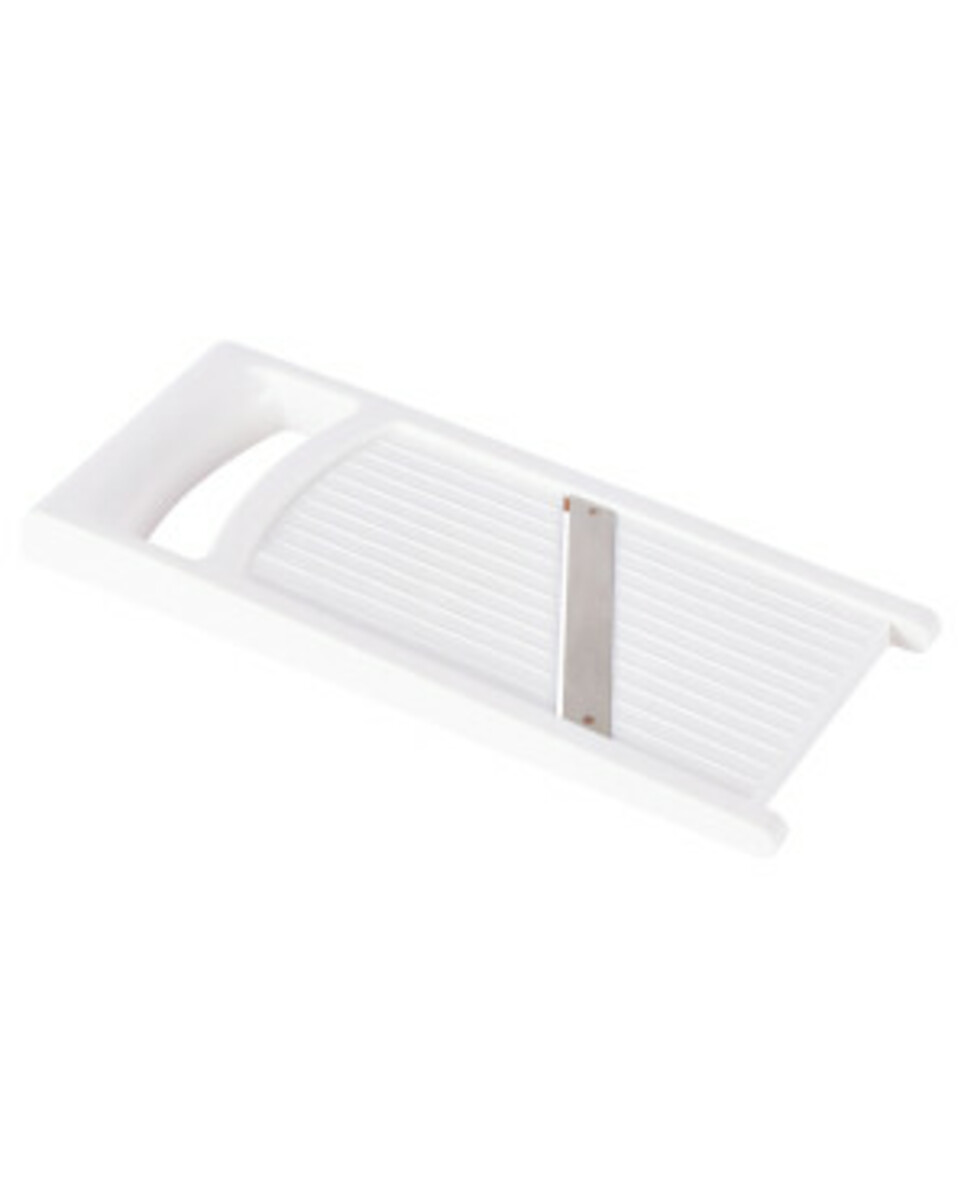 Bild 1 von Gemüsehobel mit Edelstahlmesser, ca. 27 x 10,8 cm, weiß