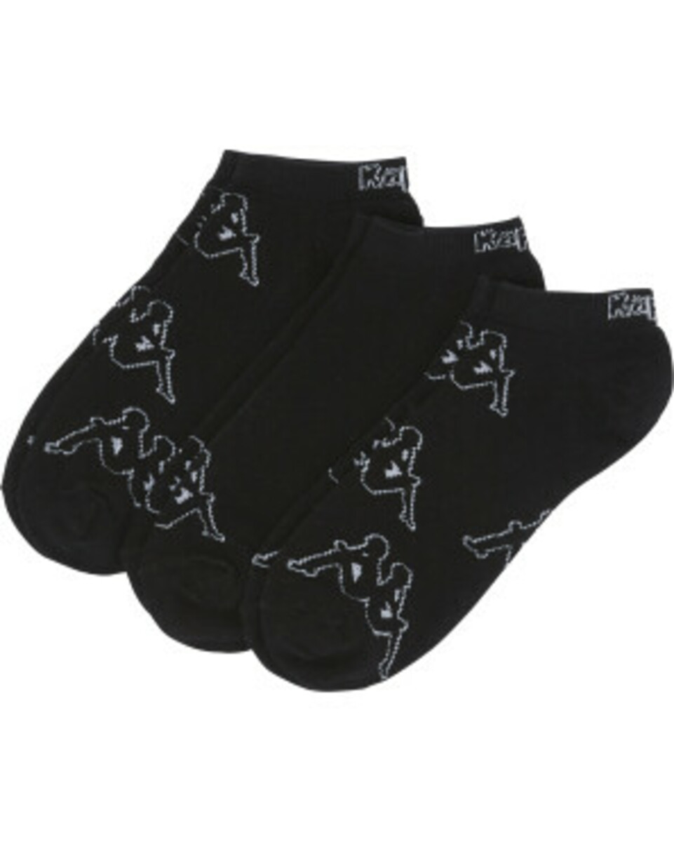 Bild 1 von Kappa Sneakersocken, 3er-Pack, Kappa, schwarz