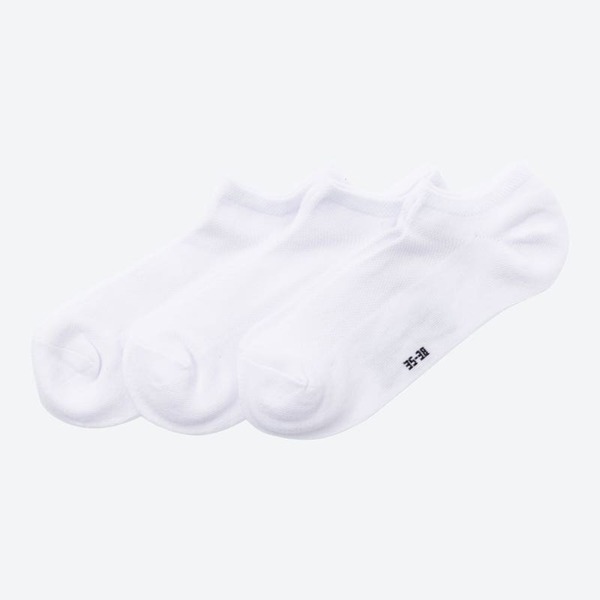 Bild 1 von Slazenger Unisex-Sport-Sneaker-Socken, 3er-Pack, White