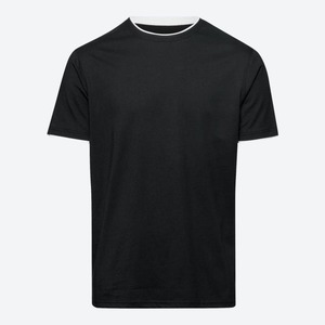 Herren-T-Shirt in Layer-Optik, Black