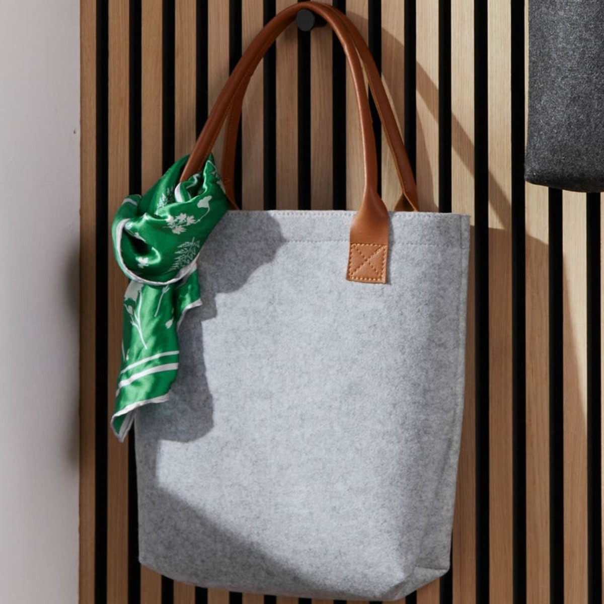 Bild 1 von Filz-Shopper mit Griffen, Light-gray