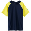 Bild 1 von Jungen UV-Shirt mit Hai-Motiv DUNKELBLAU / NEONGELB