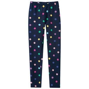 Mädchen Leggings mit Punkte-Allover DUNKELBLAU