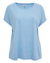 Bild 1 von Hellblaues T-Shirt, Janina curved, Fledermausärmel, hellblau