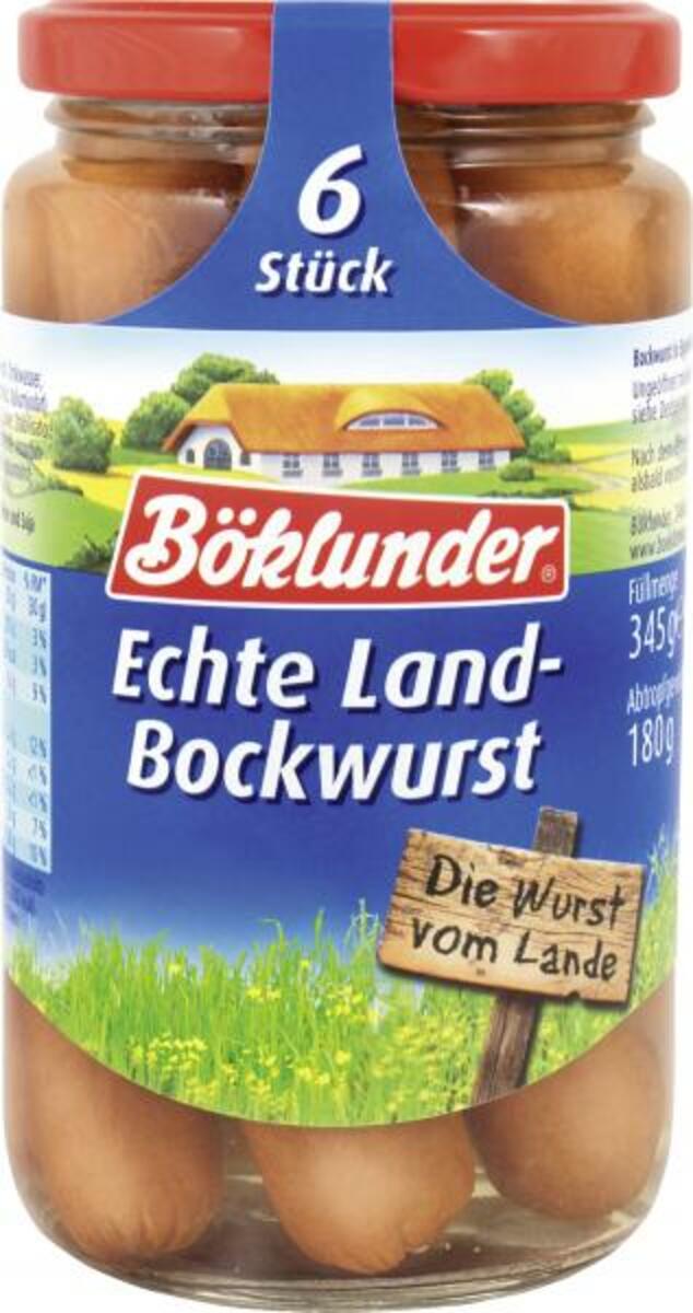 Bild 1 von Böklunder Echte Landbockwurst