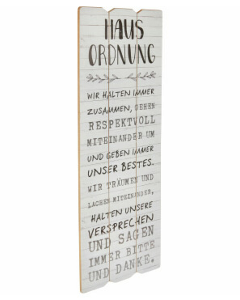 Bild 1 von Wandbild, ca. 30 x 80 cm, weiß