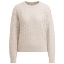 Bild 1 von Damen Strickpullover mit Rundhalsausschnitt BEIGE